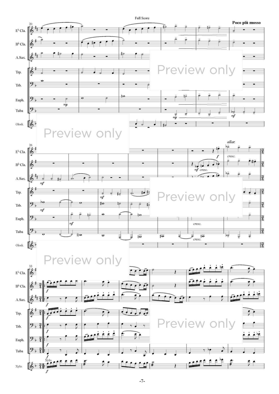 Terpsichore II - Wind & Percussion Octet Chamber Music scores gallery preview page 8