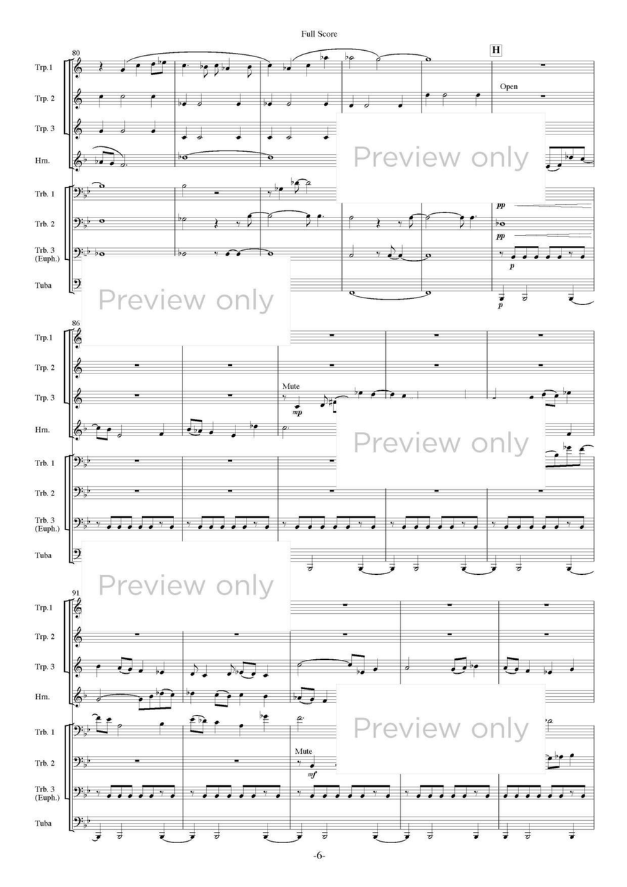 Theater Music Part 1 - Brass Octet Euphonium scores gallery preview page 7