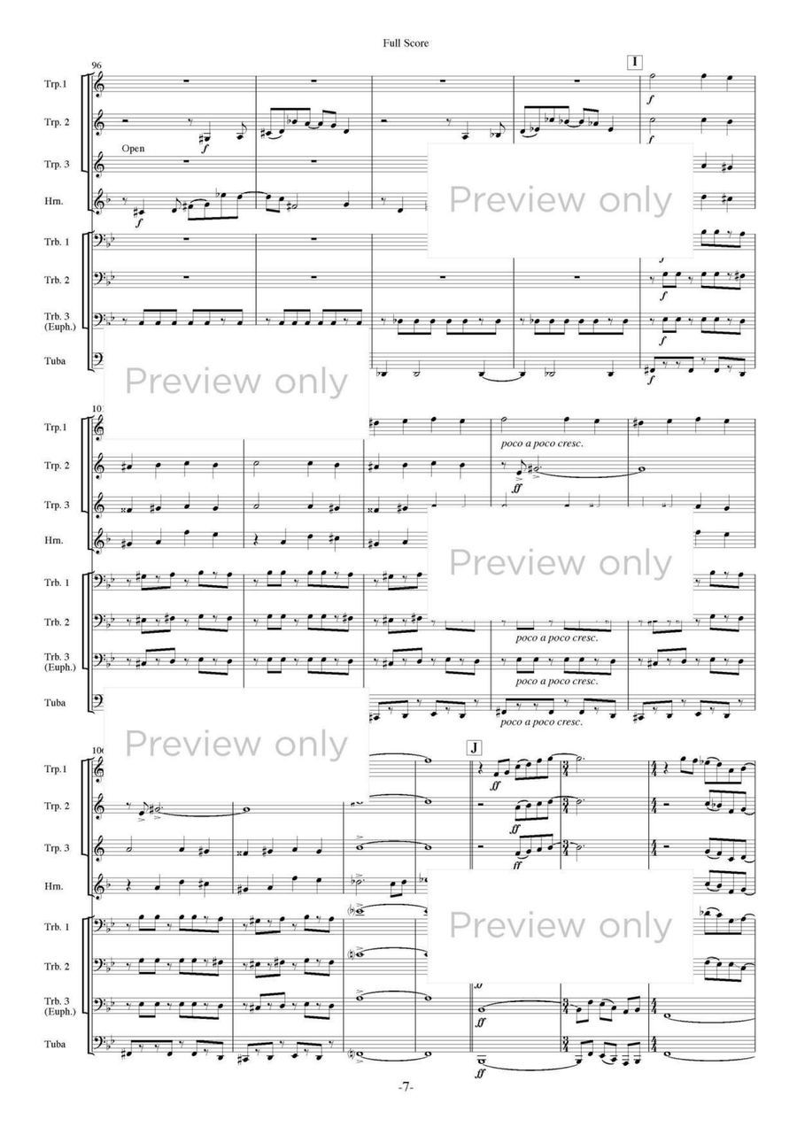Theater Music Part 1 - Brass Octet Euphonium scores gallery preview page 8