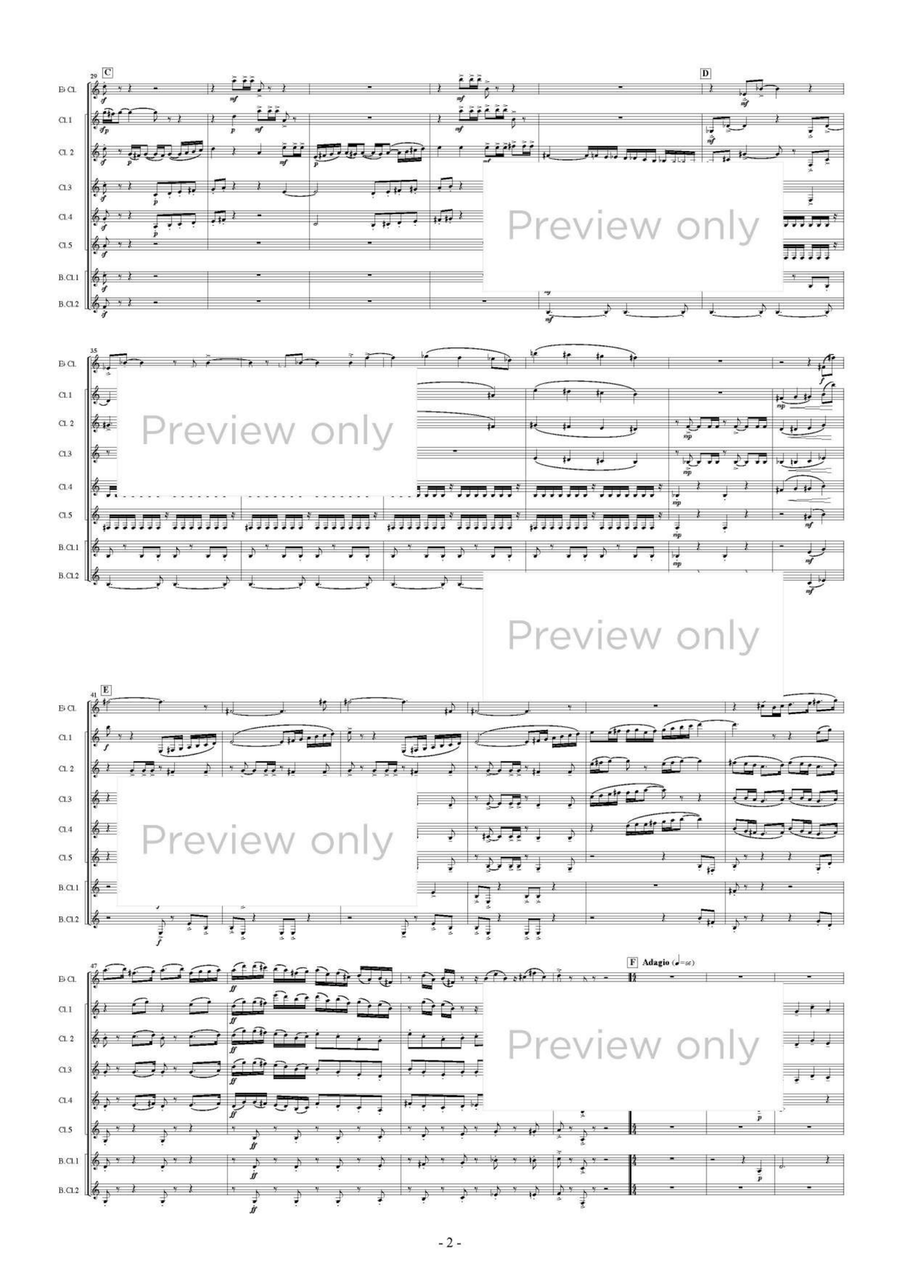 Little Suite - Clarinet Octet Chamber Music scores gallery preview page 3