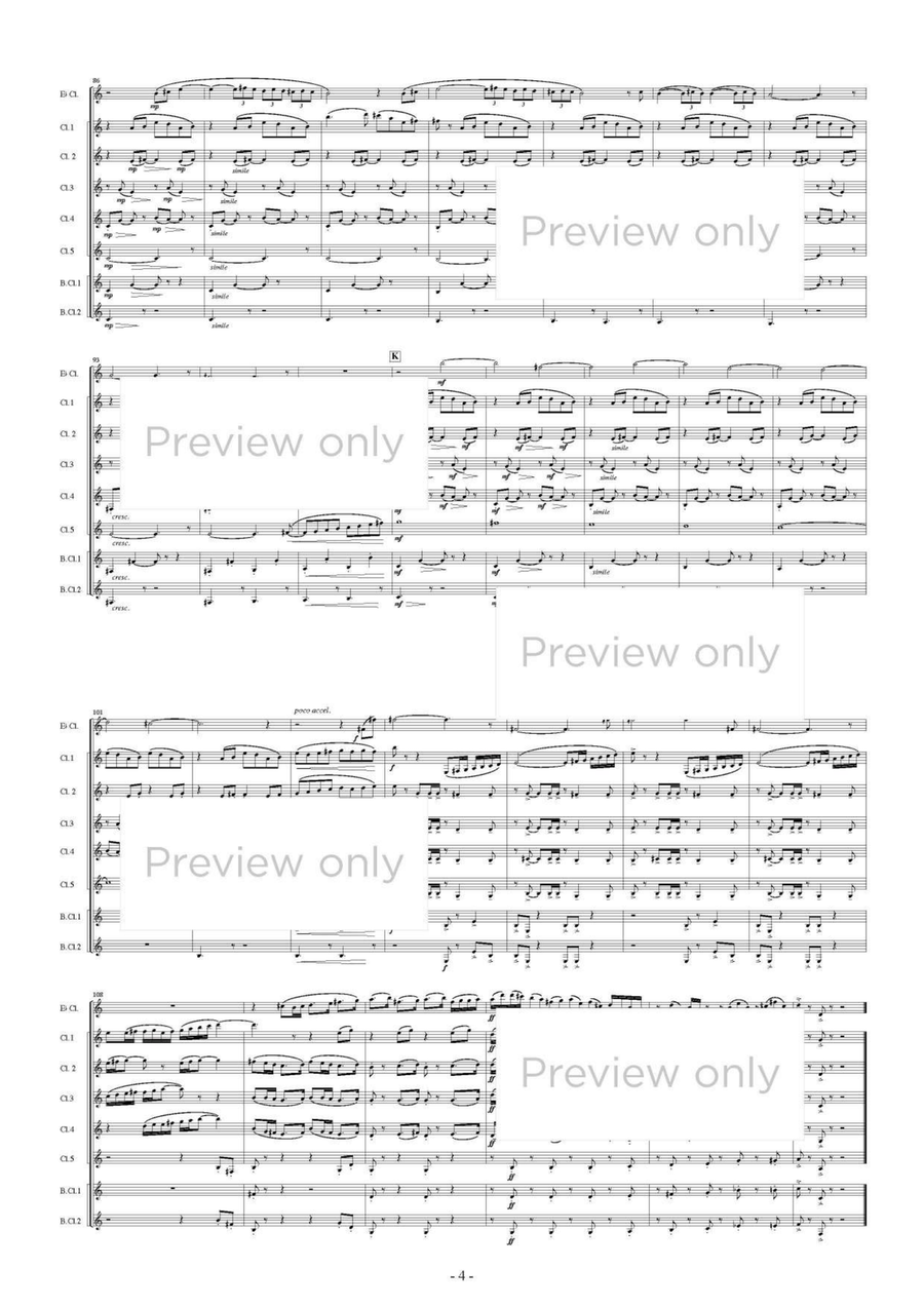 Little Suite - Clarinet Octet Chamber Music scores gallery preview page 5