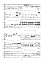 Partita 6 e-moll BWV830 - Saxophone Quartet Saxophone Quartet scores gallery preview page 8