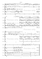 Arabesque No. 1 - Saxophone Quintet Saxophone Quintet scores gallery preview page 7