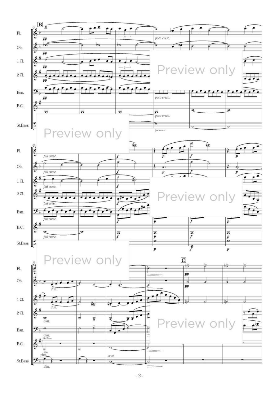Rêverie - Woodwind Sextet Chamber Music scores gallery preview page 3