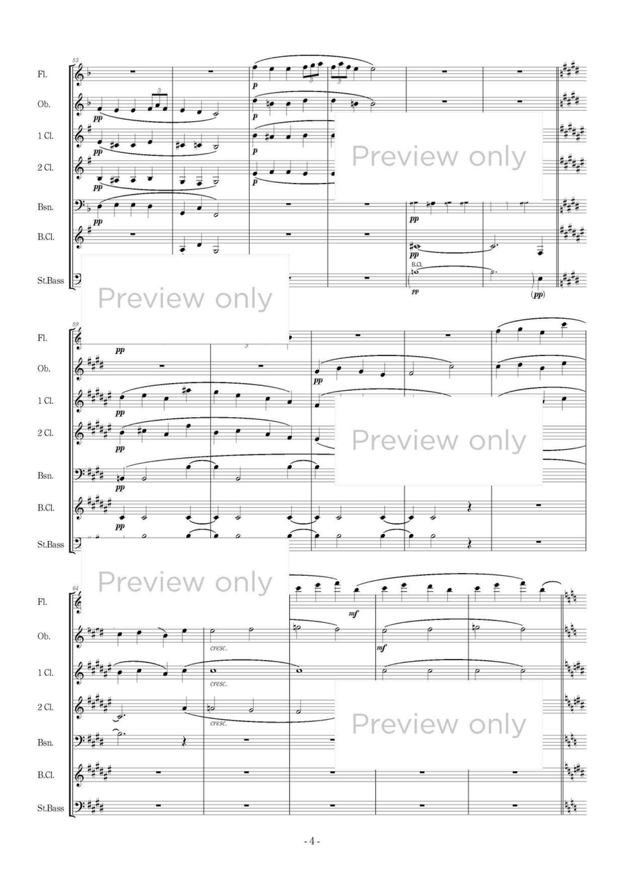 Rêverie - Woodwind Sextet Chamber Music scores gallery preview page 5