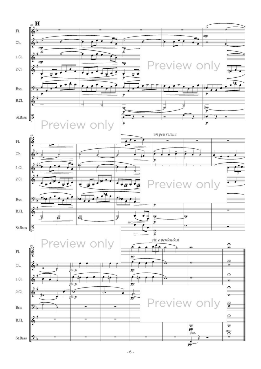 Rêverie - Woodwind Sextet Chamber Music scores gallery preview page 7