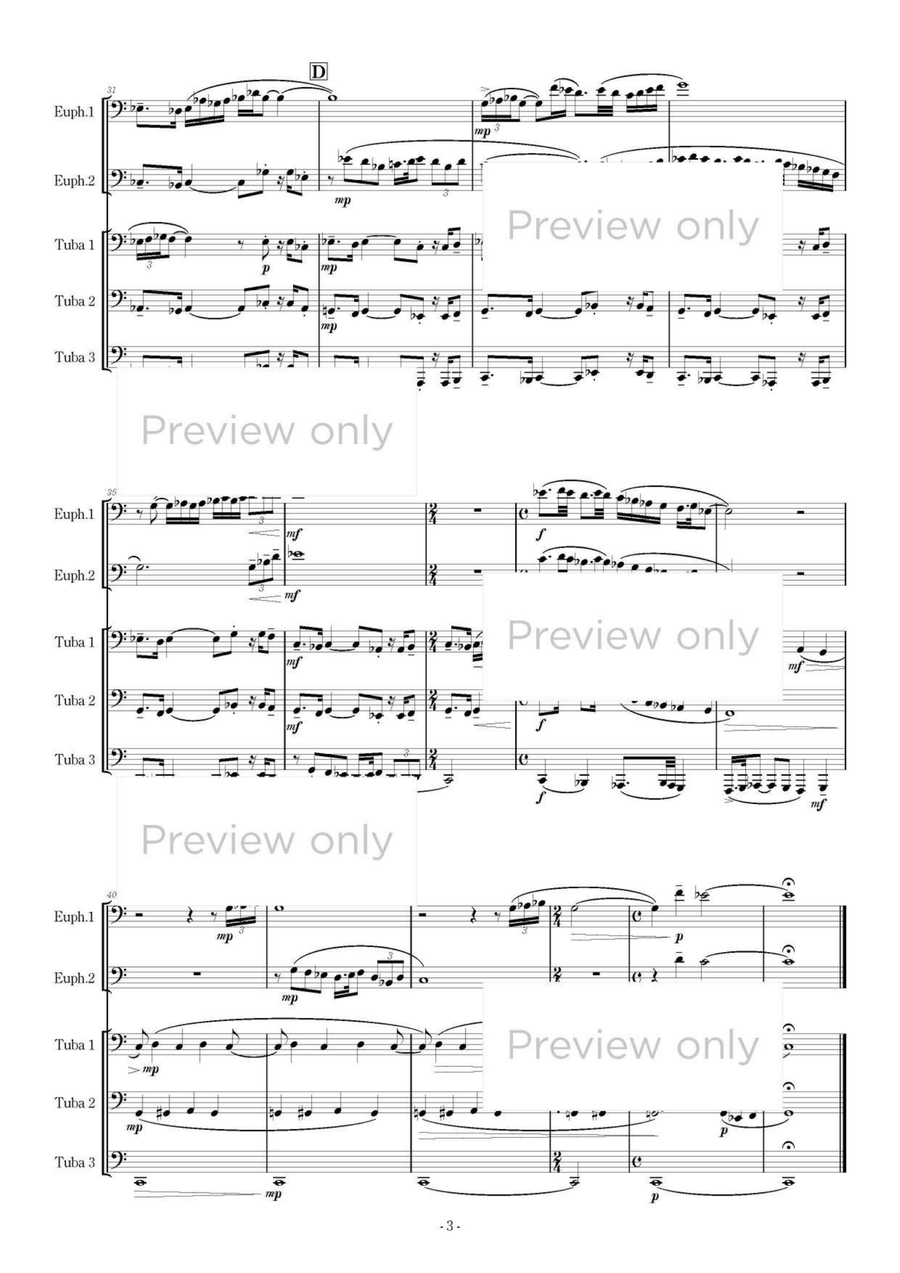 Street in Marina - Euphonium & Tuba Quintet Euphonium Duet scores gallery preview page 4