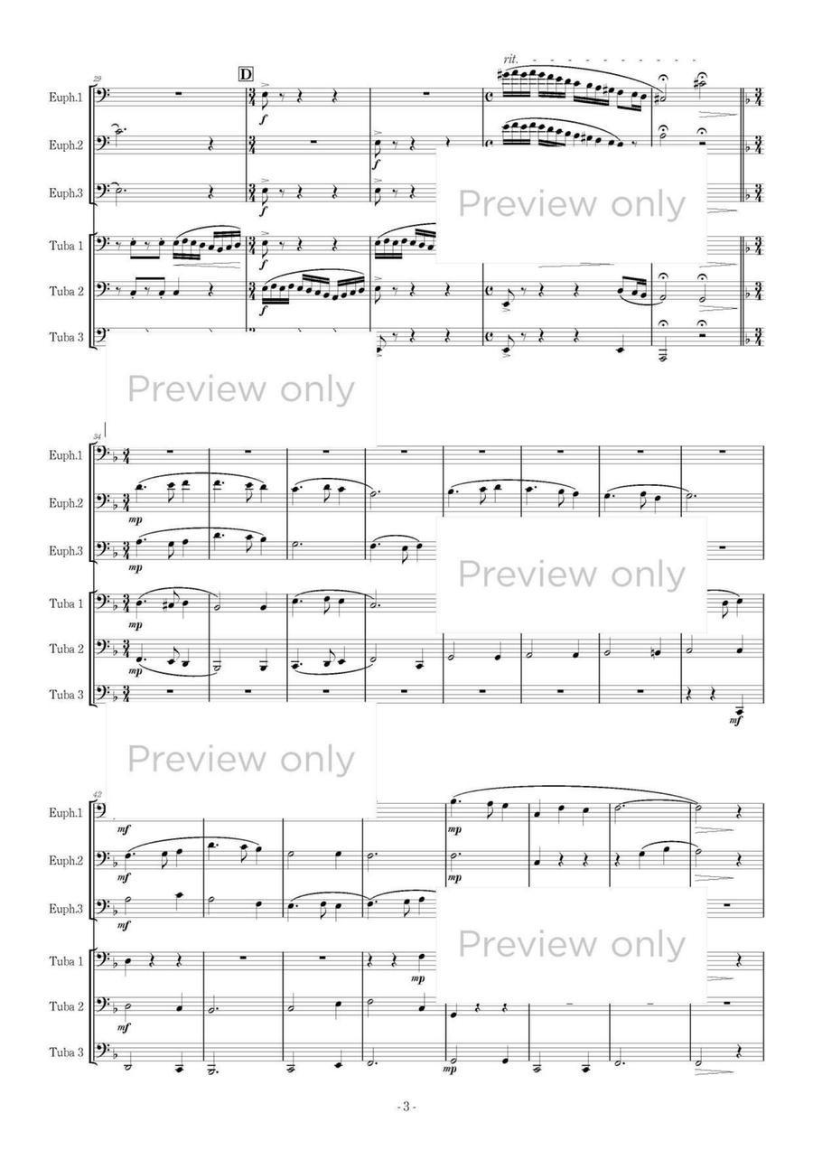 Nobilmente - Euphonium & Tuba Sextet Euphonium Trio scores gallery preview page 4