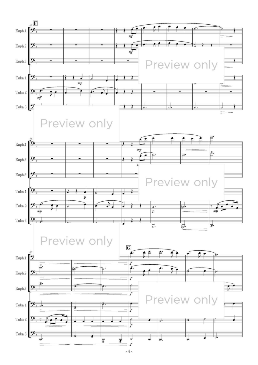 Nobilmente - Euphonium & Tuba Sextet Euphonium Trio scores gallery preview page 5