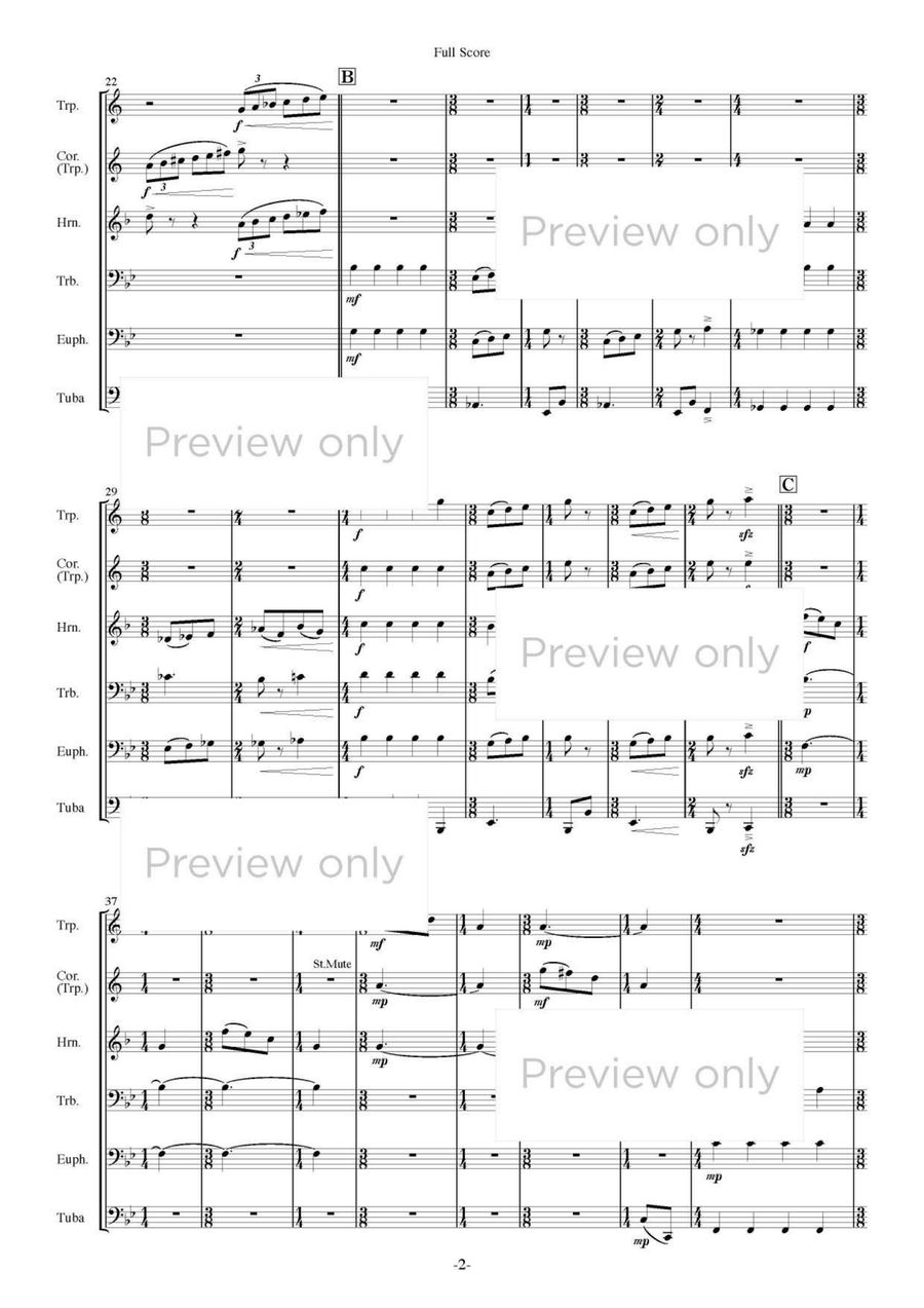 Tarantella - Brass Sextet Chamber Music scores gallery preview page 3