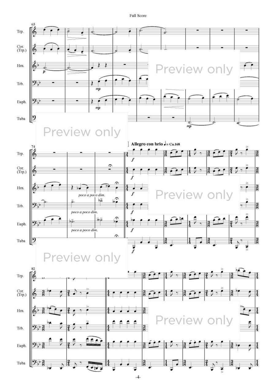 Tarantella - Brass Sextet Chamber Music scores gallery preview page 5
