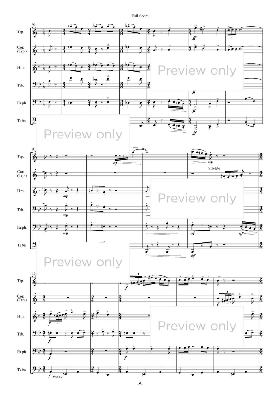 Tarantella - Brass Sextet Chamber Music scores gallery preview page 6