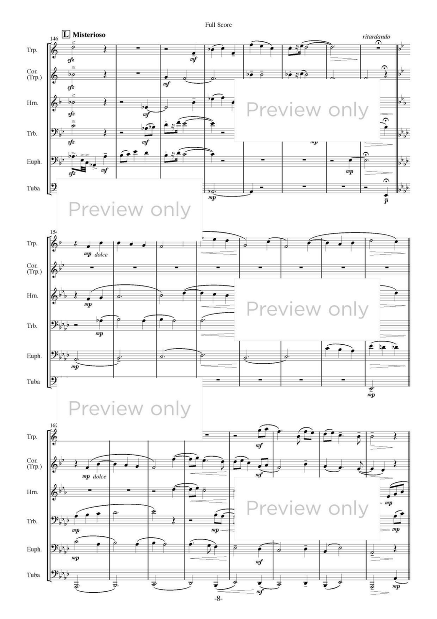 Tarantella - Brass Sextet Chamber Music scores gallery preview page 9