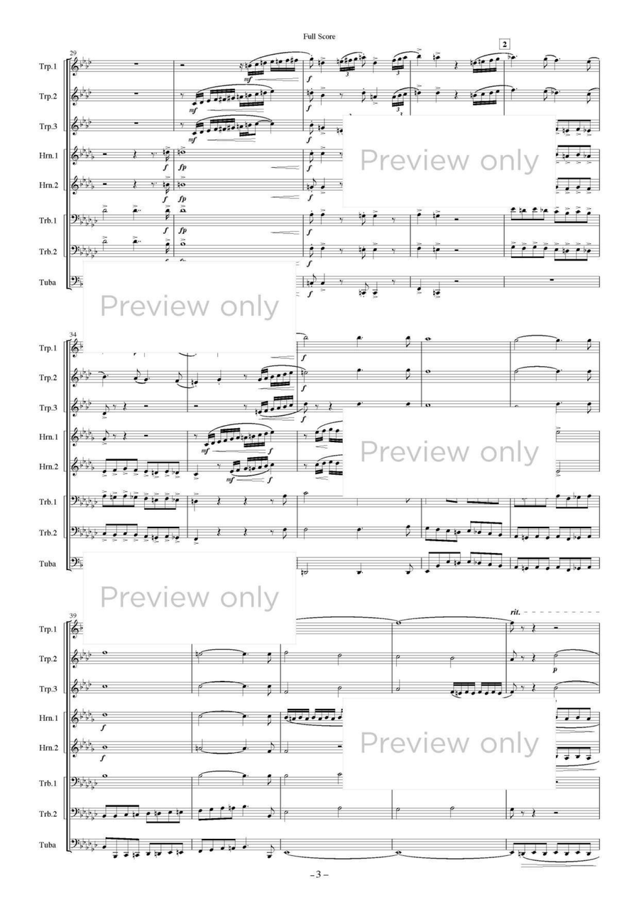 Nabucco - Brass Octet Nabucco - Brass Octet Flugelhorn scores gallery preview page 4