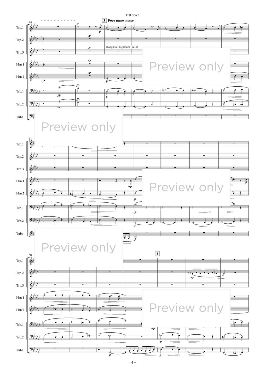 Nabucco - Brass Octet Nabucco - Brass Octet Flugelhorn scores gallery preview page 5