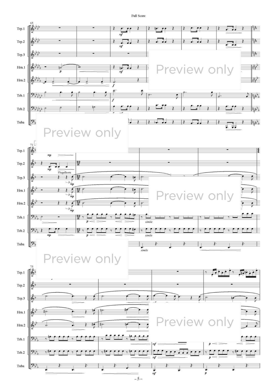 Nabucco - Brass Octet Nabucco - Brass Octet Flugelhorn scores gallery preview page 6