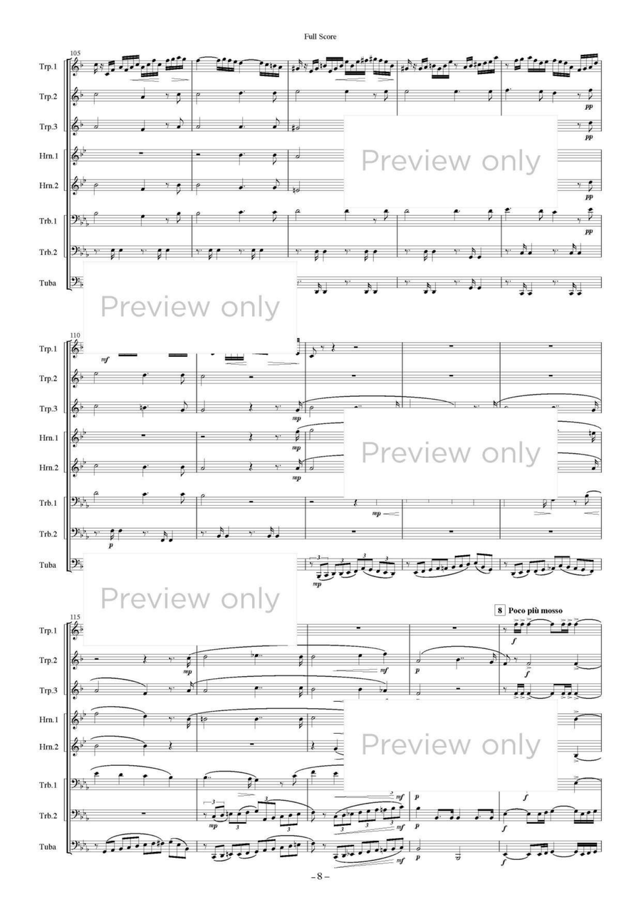 Nabucco - Brass Octet Nabucco - Brass Octet Flugelhorn scores gallery preview page 9