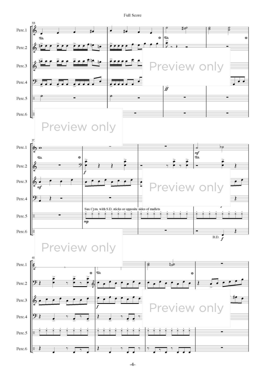 Caprice - Percussion Sextet Chamber Music scores gallery preview page 5