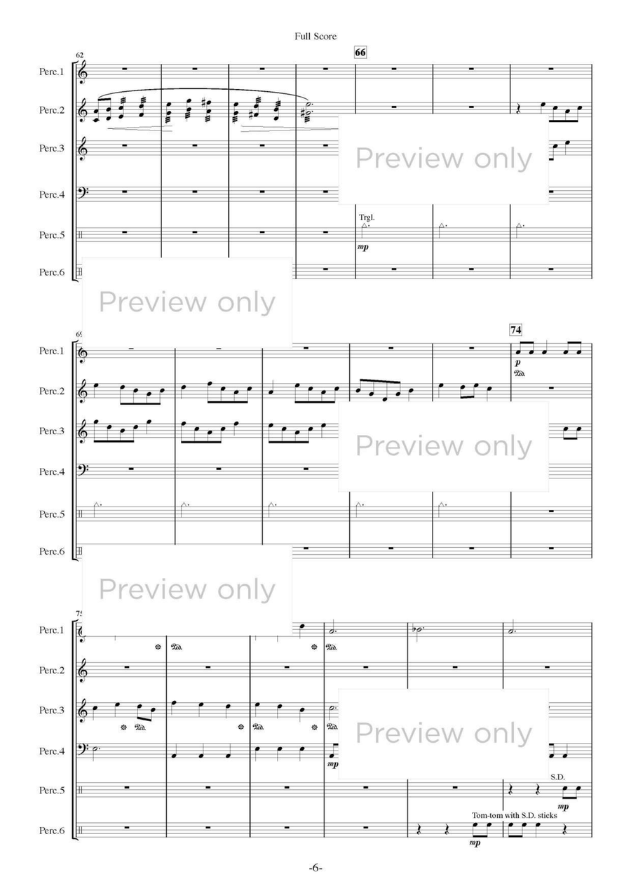 Caprice - Percussion Sextet Chamber Music scores gallery preview page 7