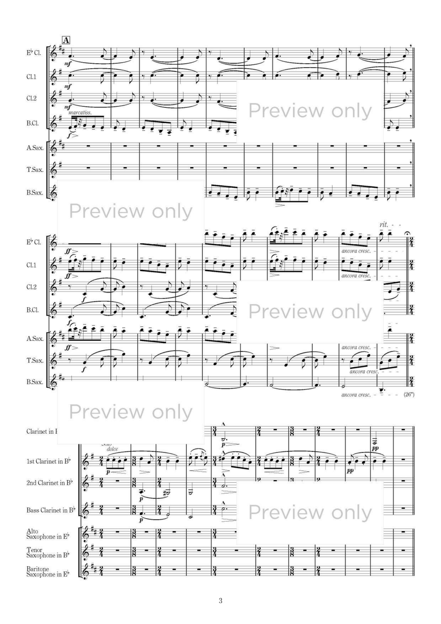 Romanian Christmas Songs Series I - Woodwind Septet Chamber Music scores gallery preview page 4