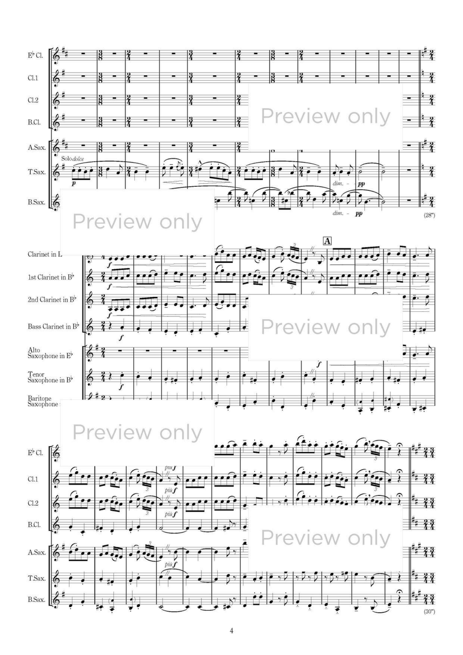 Romanian Christmas Songs Series I - Woodwind Septet Chamber Music scores gallery preview page 5