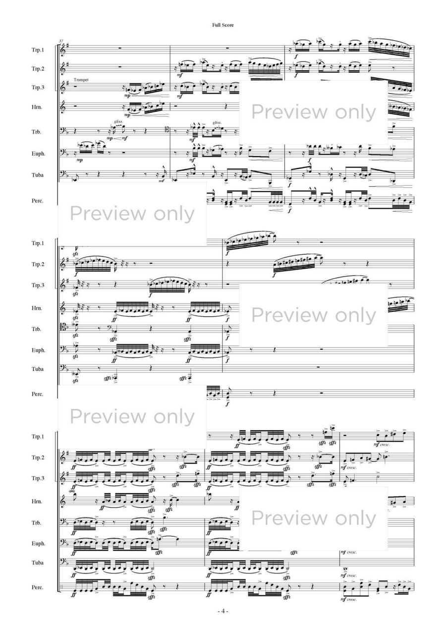 Tetrardus - Brass & Percussion Octet Chamber Music scores gallery preview page 5