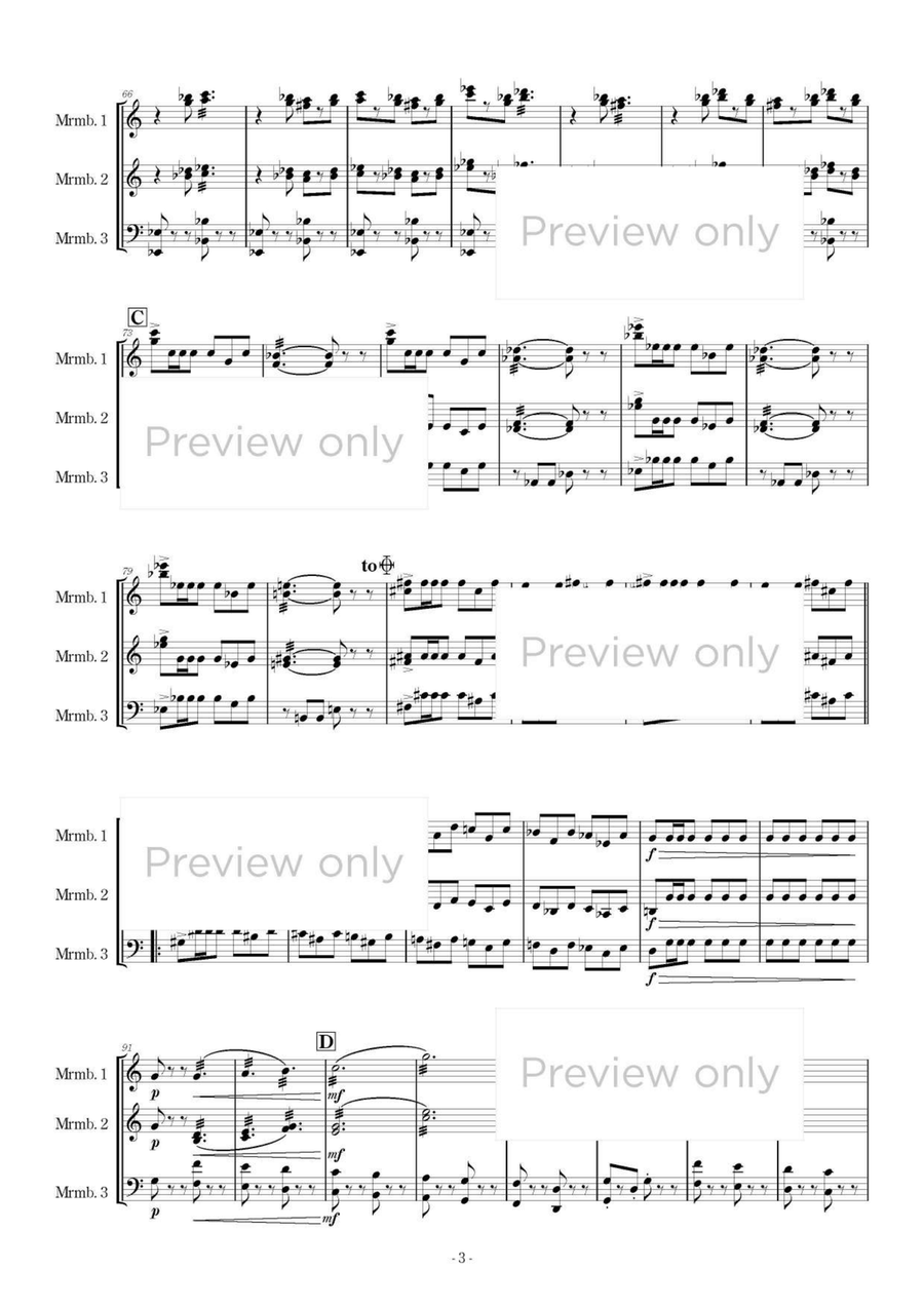 Divertimento - Marimba Trio 5-Octaves scores gallery preview page 4