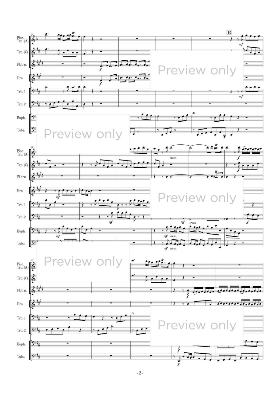 Suite in D - Brass Octet Suite in D - Brass Octet Euphonium scores gallery preview page 3