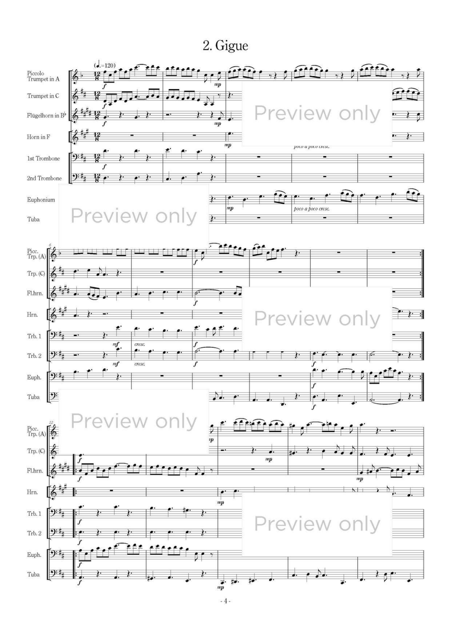 Suite in D - Brass Octet Suite in D - Brass Octet Euphonium scores gallery preview page 5