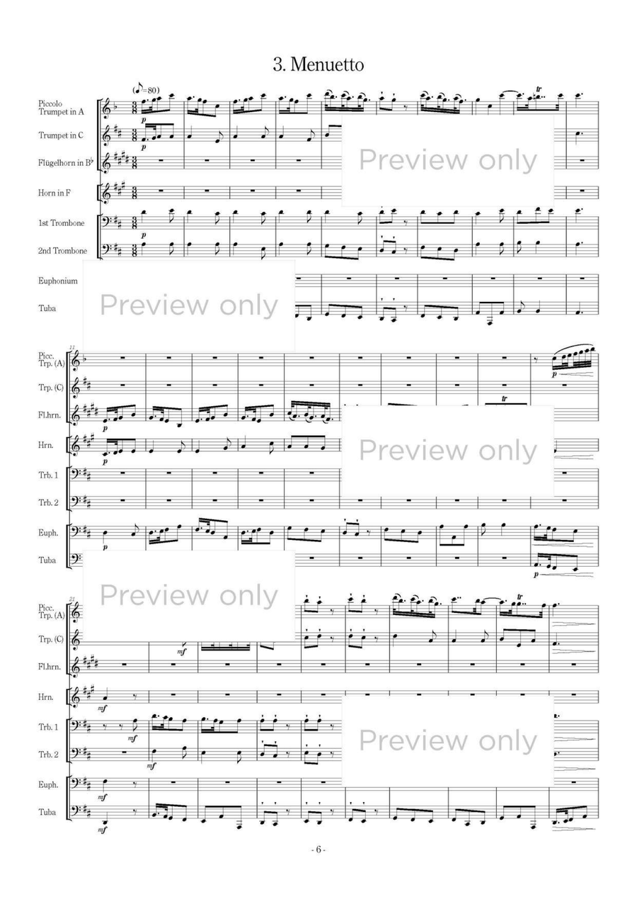 Suite in D - Brass Octet Suite in D - Brass Octet Euphonium scores gallery preview page 7