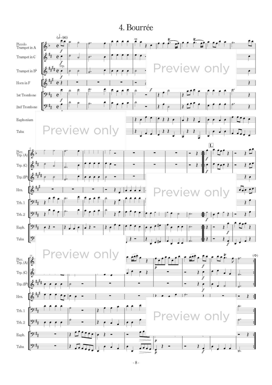 Suite in D - Brass Octet Suite in D - Brass Octet Euphonium scores gallery preview page 9