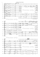 Offrandes aux Chansons Populaires - Clarinet Octet Clarinet Quartet scores gallery preview page 7