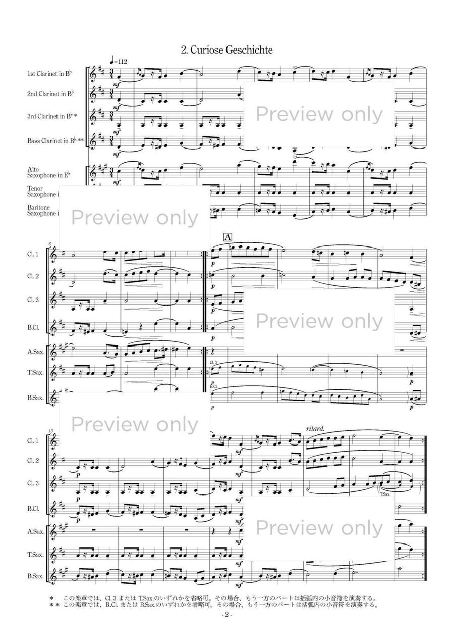 Kinderzenen - Woodwind Septet Chamber Music scores gallery preview page 3