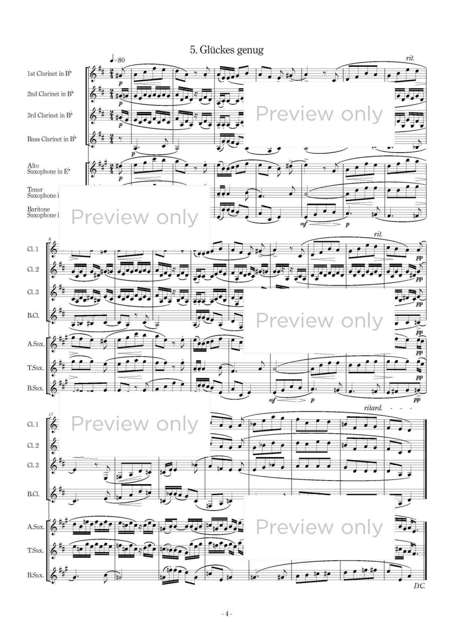 Kinderzenen - Woodwind Septet Chamber Music scores gallery preview page 5