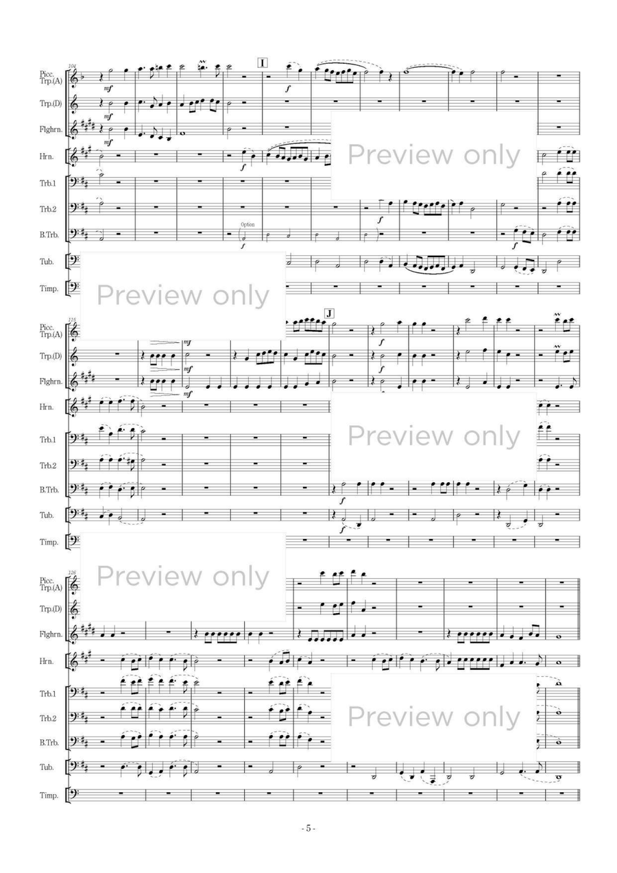 Te Deum - Brass Octet Te Deum - Brass Octet Flugelhorn scores gallery preview page 6