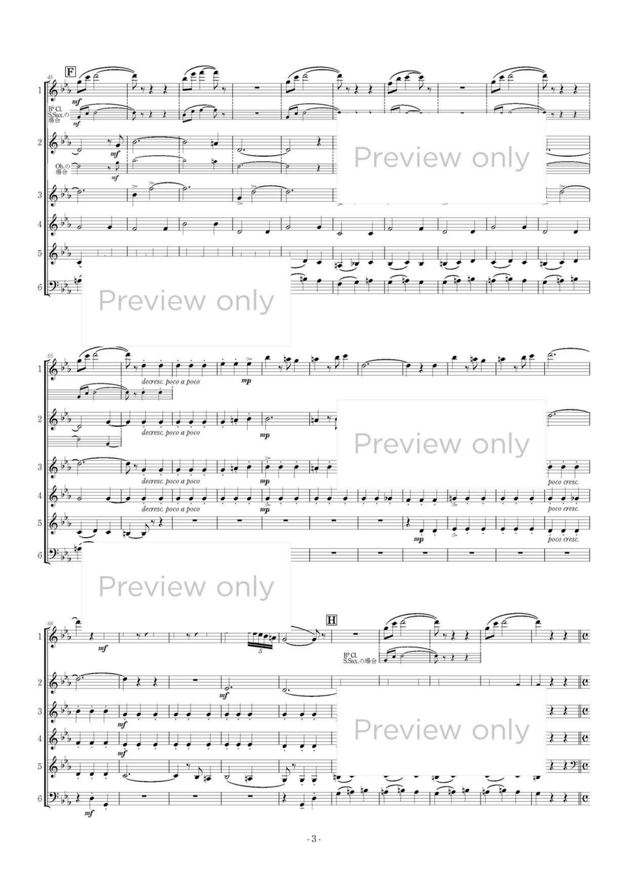 Three Little Music - Mixed Chamber Wind Sextet Chamber Music scores gallery preview page 4
