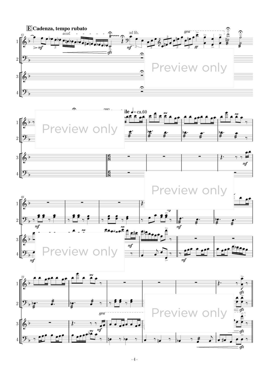 Marimbacances - Marimba Quartet 5-Octaves scores gallery preview page 5