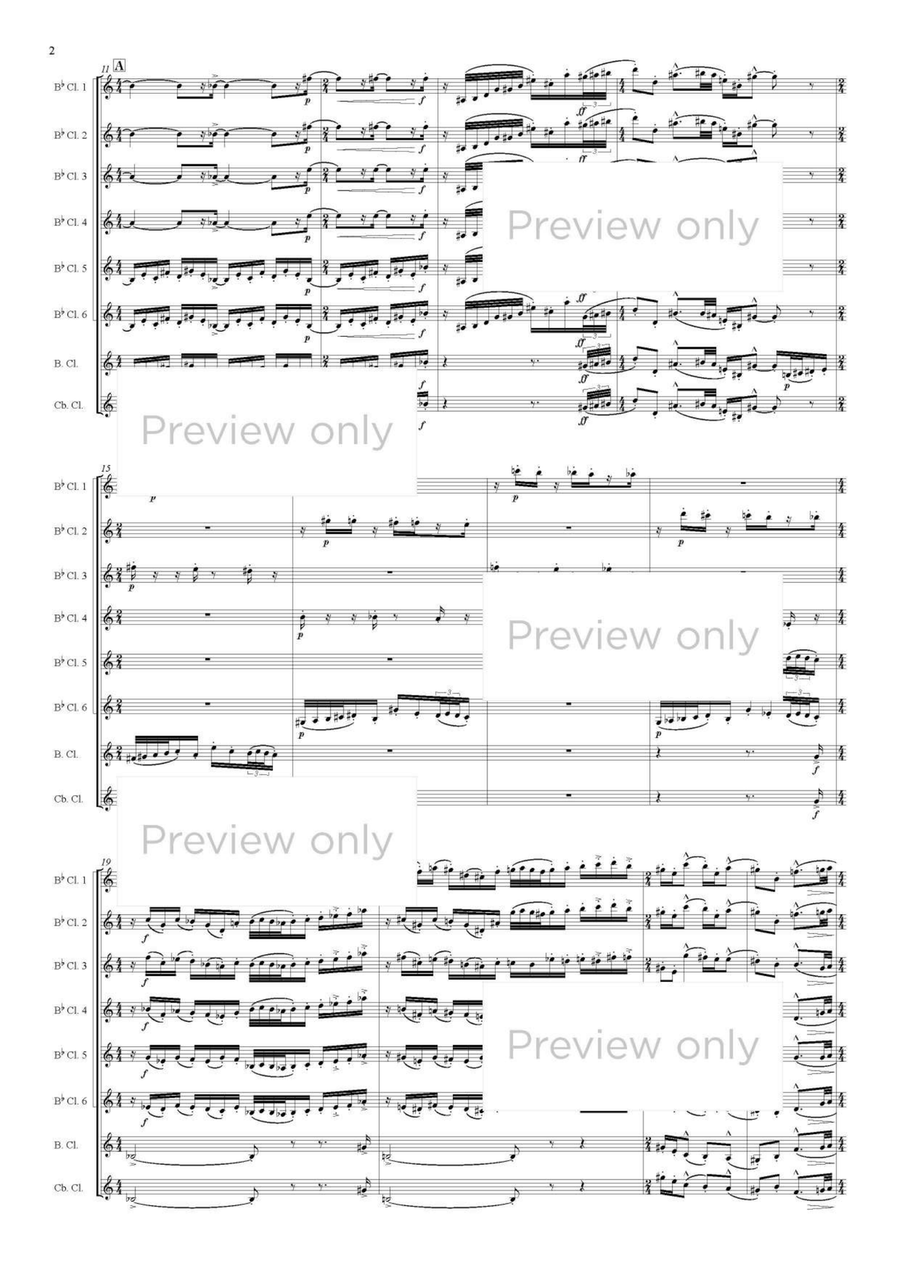 Octette - Clarinet Octet Octette - Clarinet Octet Chamber Music scores gallery preview page 3
