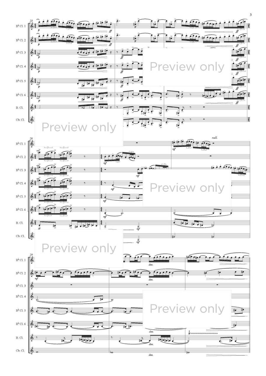 Octette - Clarinet Octet Octette - Clarinet Octet Chamber Music scores gallery preview page 4