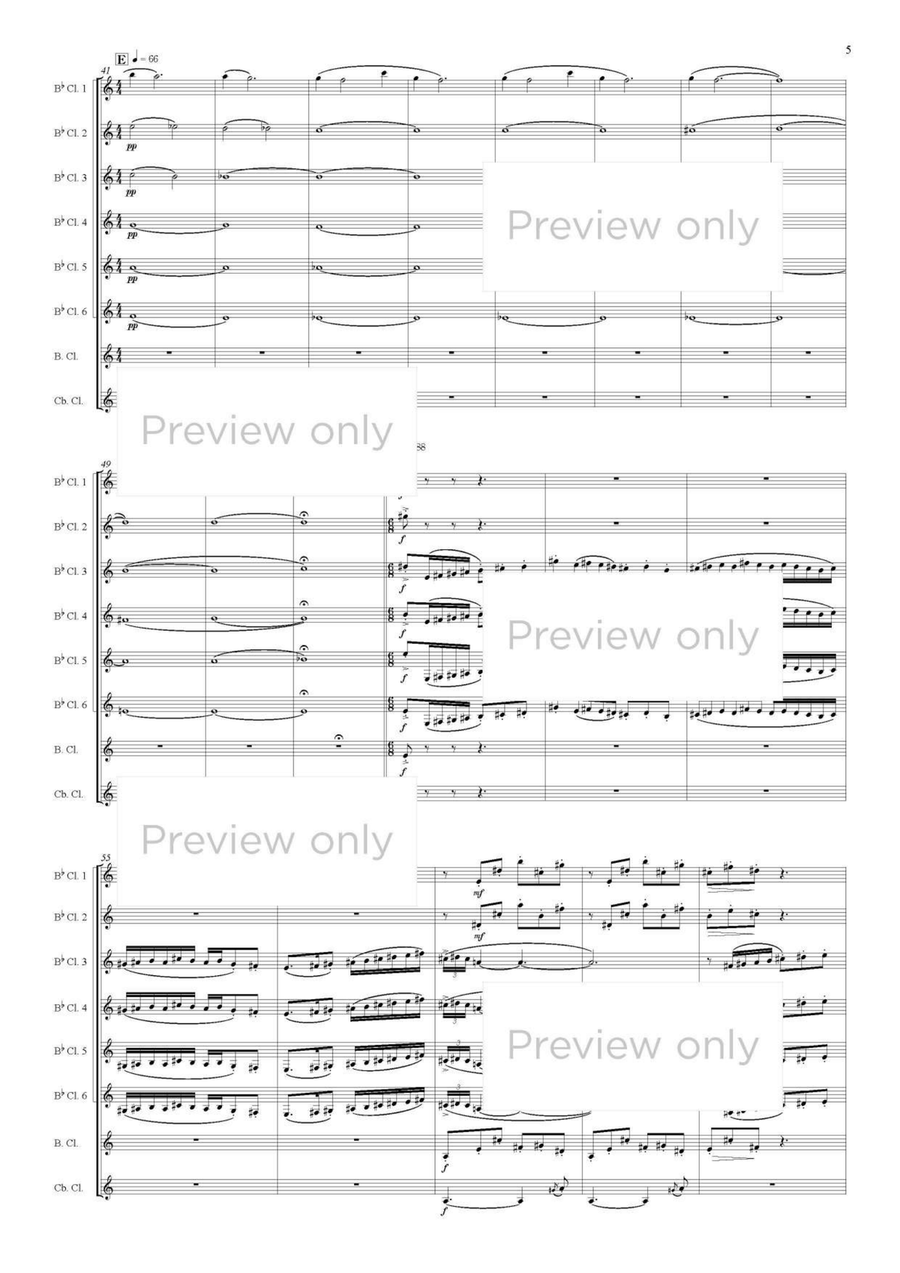Octette - Clarinet Octet Octette - Clarinet Octet Chamber Music scores gallery preview page 6