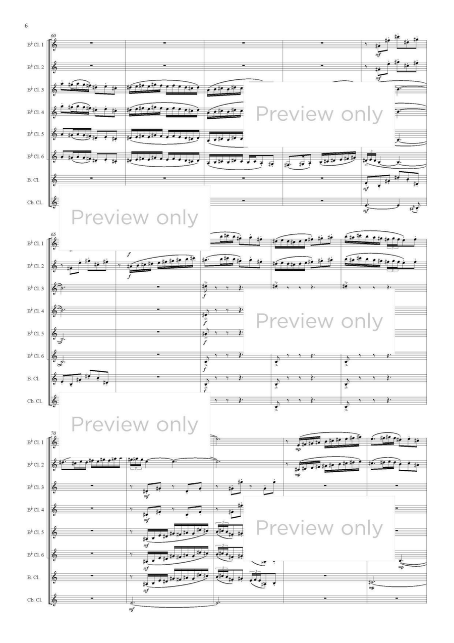 Octette - Clarinet Octet Octette - Clarinet Octet Chamber Music scores gallery preview page 7