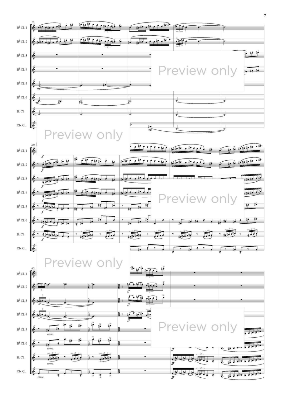 Octette - Clarinet Octet Octette - Clarinet Octet Chamber Music scores gallery preview page 8