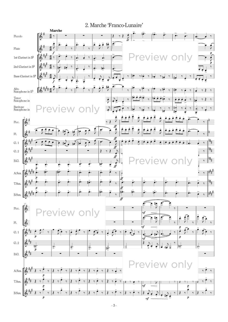 La belle excentrique - Woodwind Octet Chamber Music scores gallery preview page 4