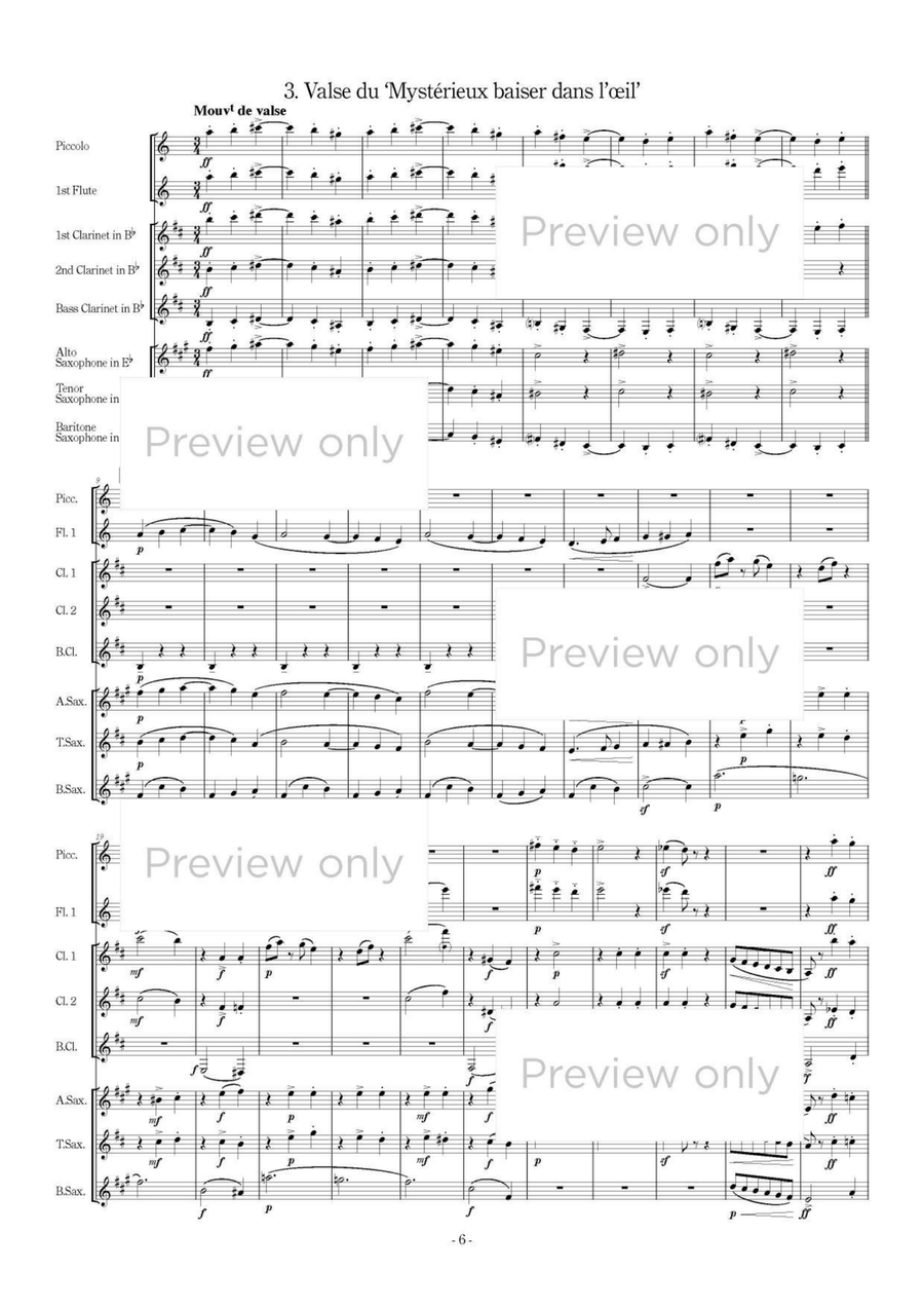 La belle excentrique - Woodwind Octet Chamber Music scores gallery preview page 7