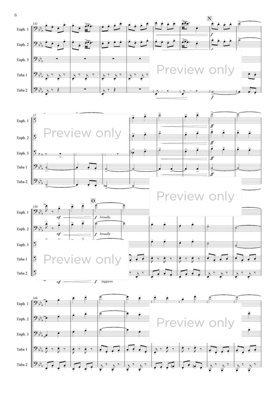 A Time to Fly - Euphonium & Tuba Quintet Euphonium Trio scores gallery preview page 7
