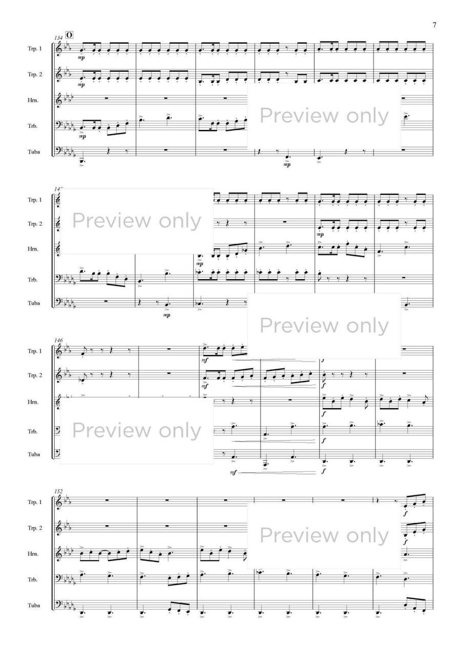 Cotswolds Pictures - Brass Quintet Brass Quintet scores gallery preview page 8