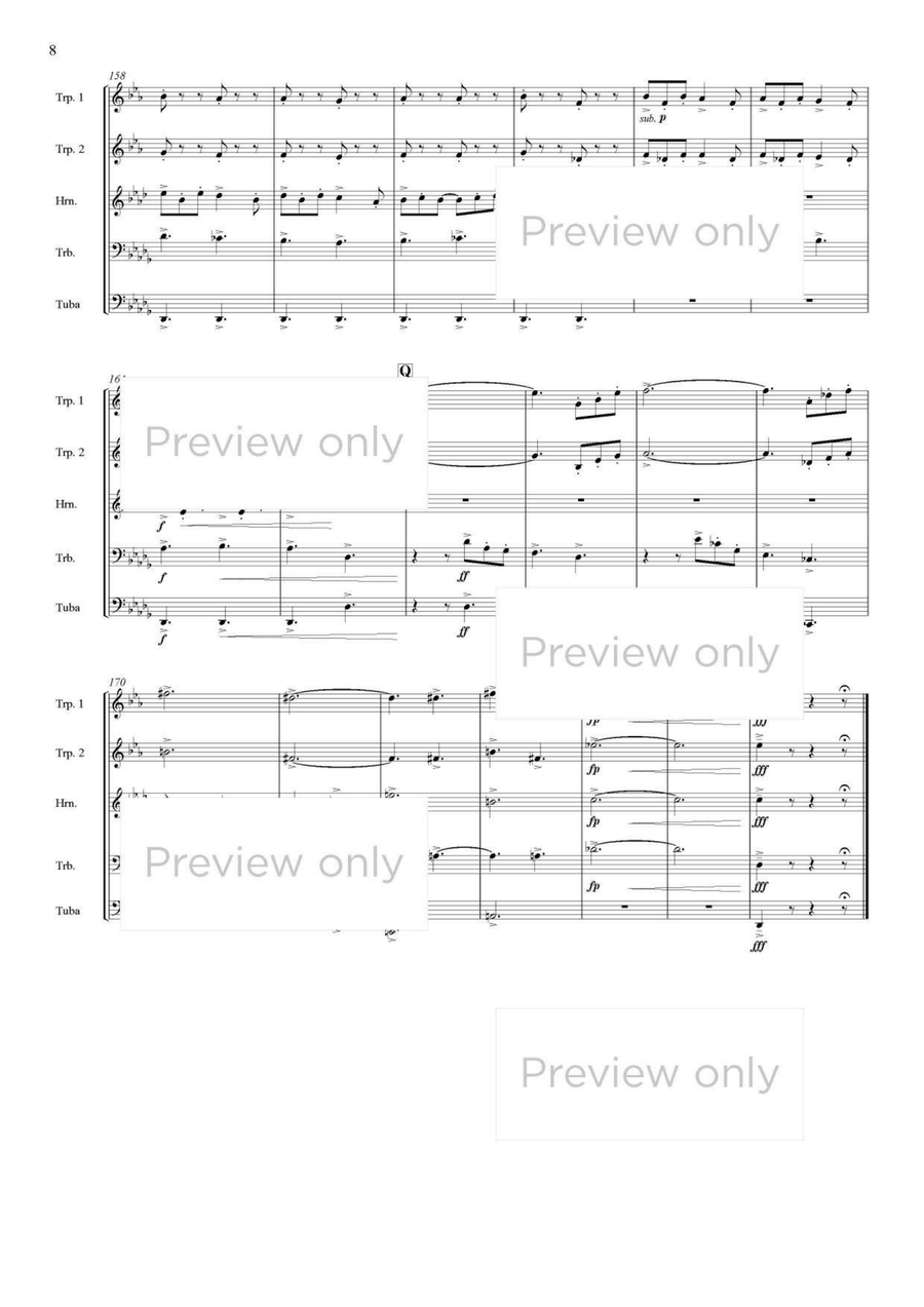 Cotswolds Pictures - Brass Quintet Brass Quintet scores gallery preview page 9