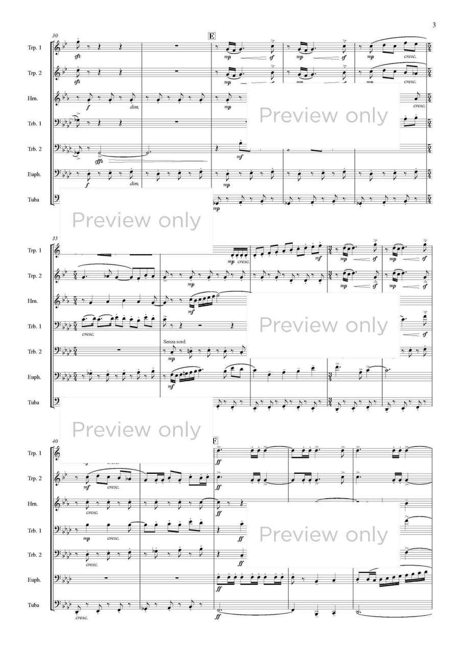 Ren-jishi - Brass Septet Ren-jishi - Brass Septet Chamber Music scores gallery preview page 4
