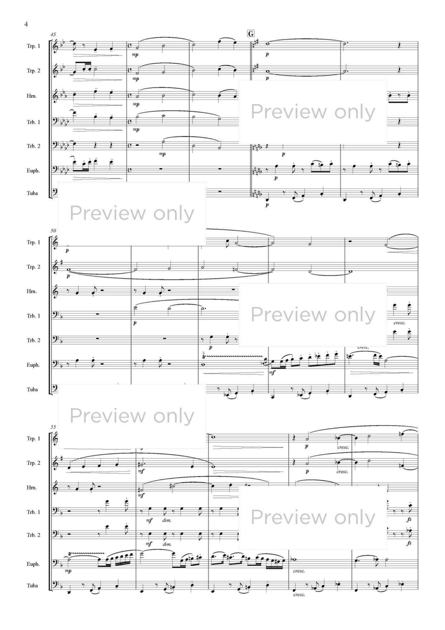 Ren-jishi - Brass Septet Ren-jishi - Brass Septet Chamber Music scores gallery preview page 5