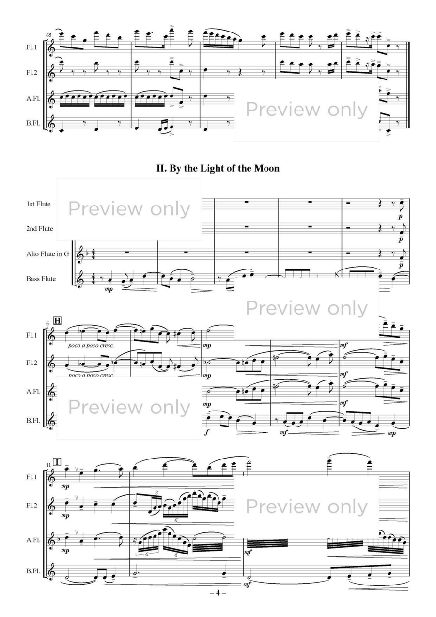 Stazione di Roma Termini - Flute Quartet Flute Quartet scores gallery preview page 5